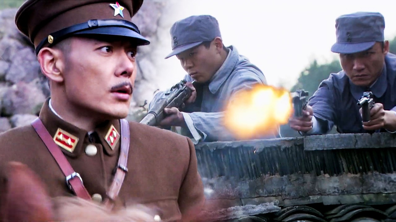 大佐進村準備大開殺戒，不料八路軍早已布下天羅地網，全殲敵軍！⚔️ 抗日 Kung Fu #抗日 #電影 #功夫