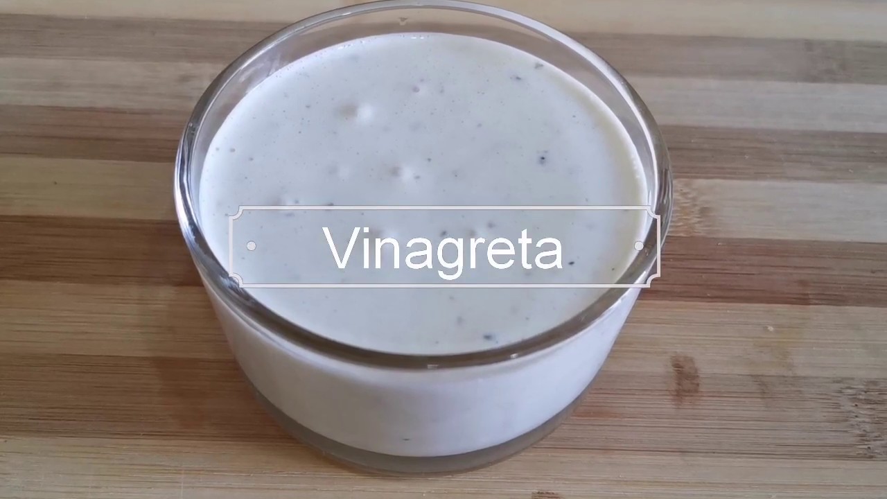 Vinagreta para ensaladas casera
