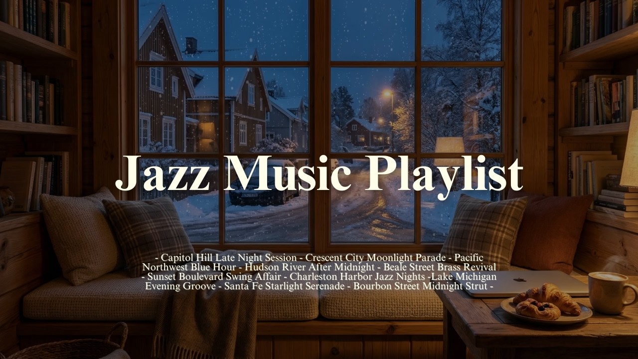 Soft Cozy Jazz Music – Relaxing Background Sounds for Focus and Rest