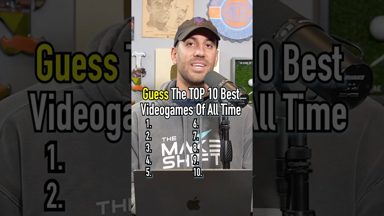 Guess The Top 10 Greatest Video Games Of All Time! #shorts #videogame #gaming #guessinggame #top10