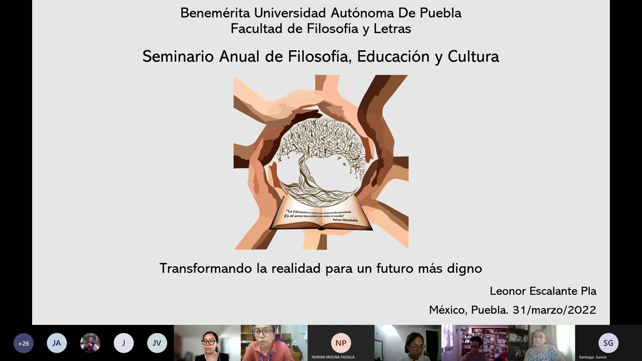 Filosofía Verde seminario impartido por Leonor Escalante Pla