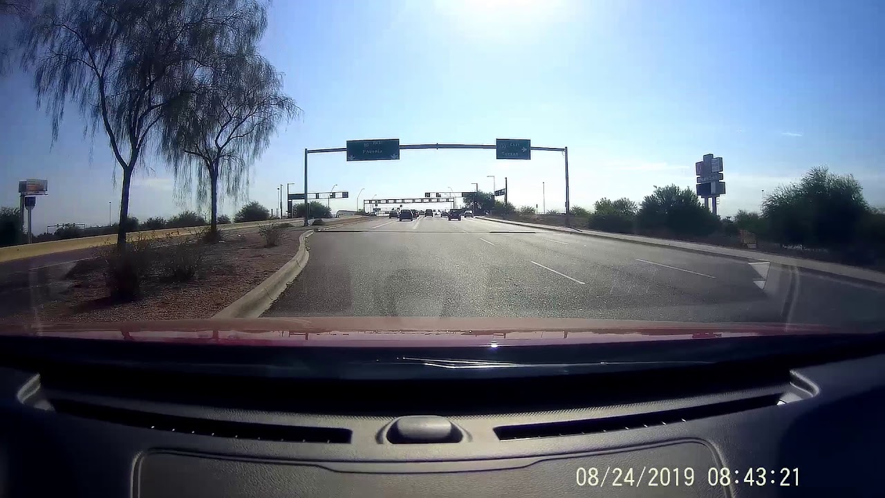 Phoenix AZ to Prescott AZ August 2019 Complete Drive I-10 West to I-17 North to AZ 69 North