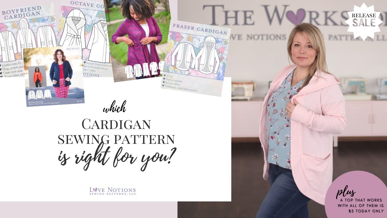What Cardigan Sewing Pattern is right for you?