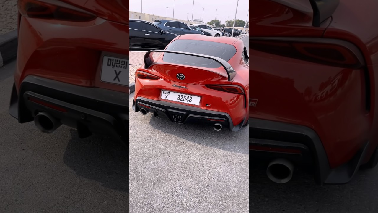 toyota supra gr 3.0 exhaust sounds 🔥📣😱#shorts #toyota #supra #exhaust #sound