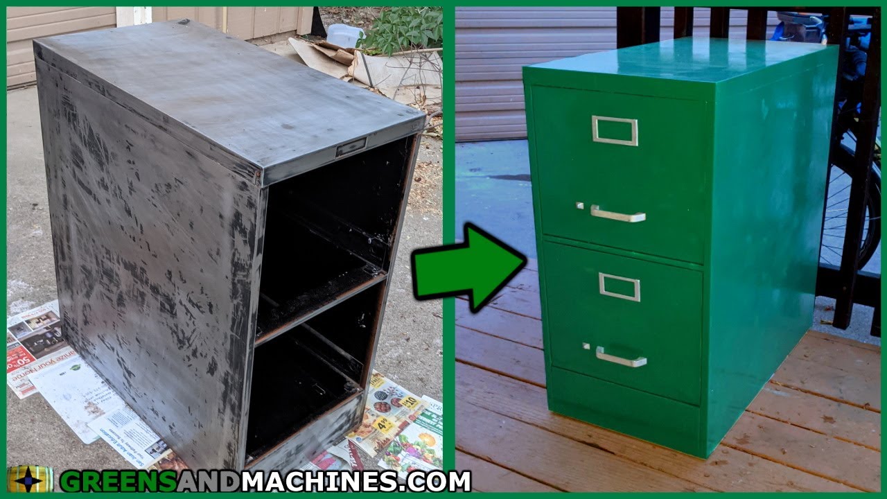 Remodeling a Filing Cabinet | Painting the Cabinet