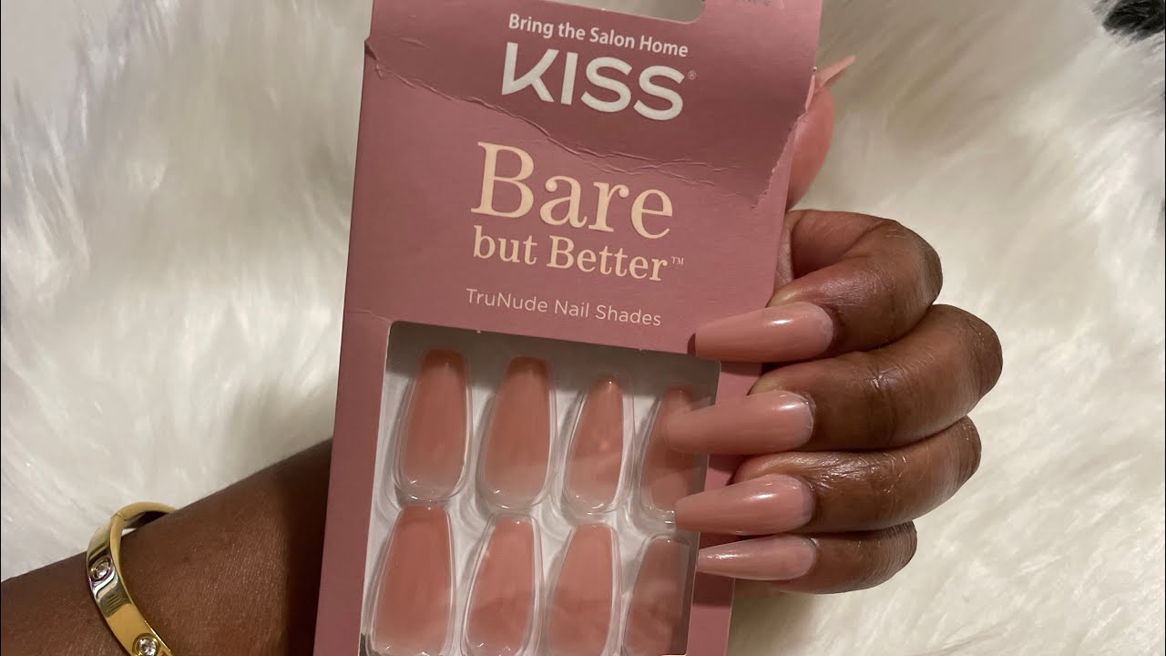 NEW| Kiss Bare but Better Sculpted Nails | Review|