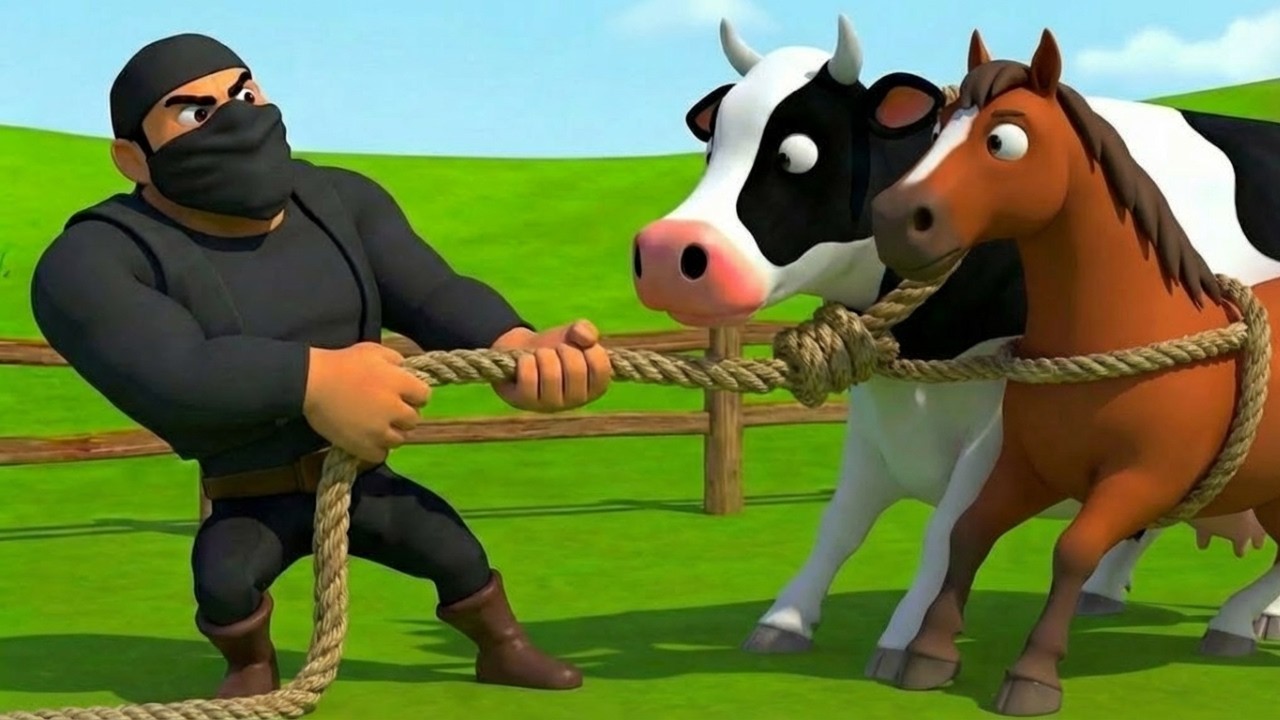 Oh No! Farm Robbery 😱 | Horse, Pig & Cow Stolen 🐎🐖🐄 | Police Hero 🚓