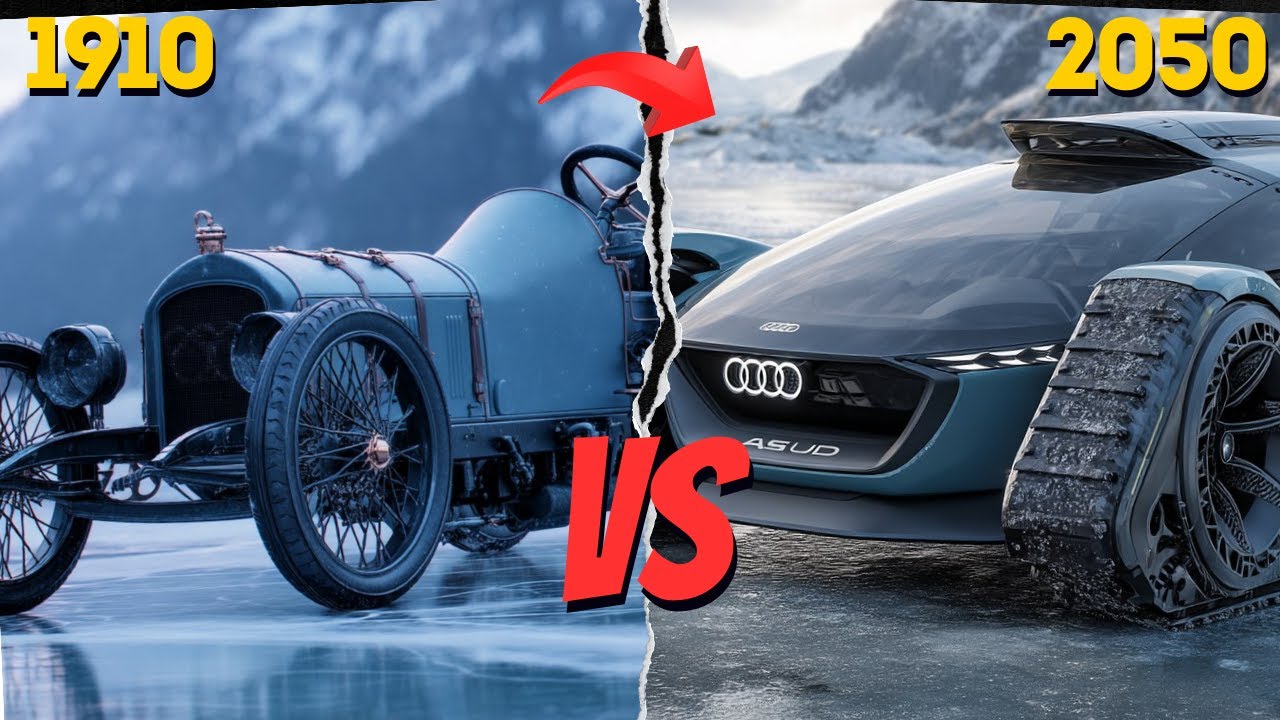 AUDI transformation from 1910 to 2050. The MOST popular cars of all time.