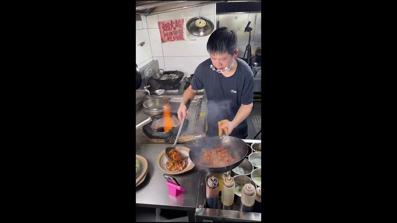 Chinese Cuisine Livestream | Non-POV Stir-Fry Process with Real Kitchen Sounds