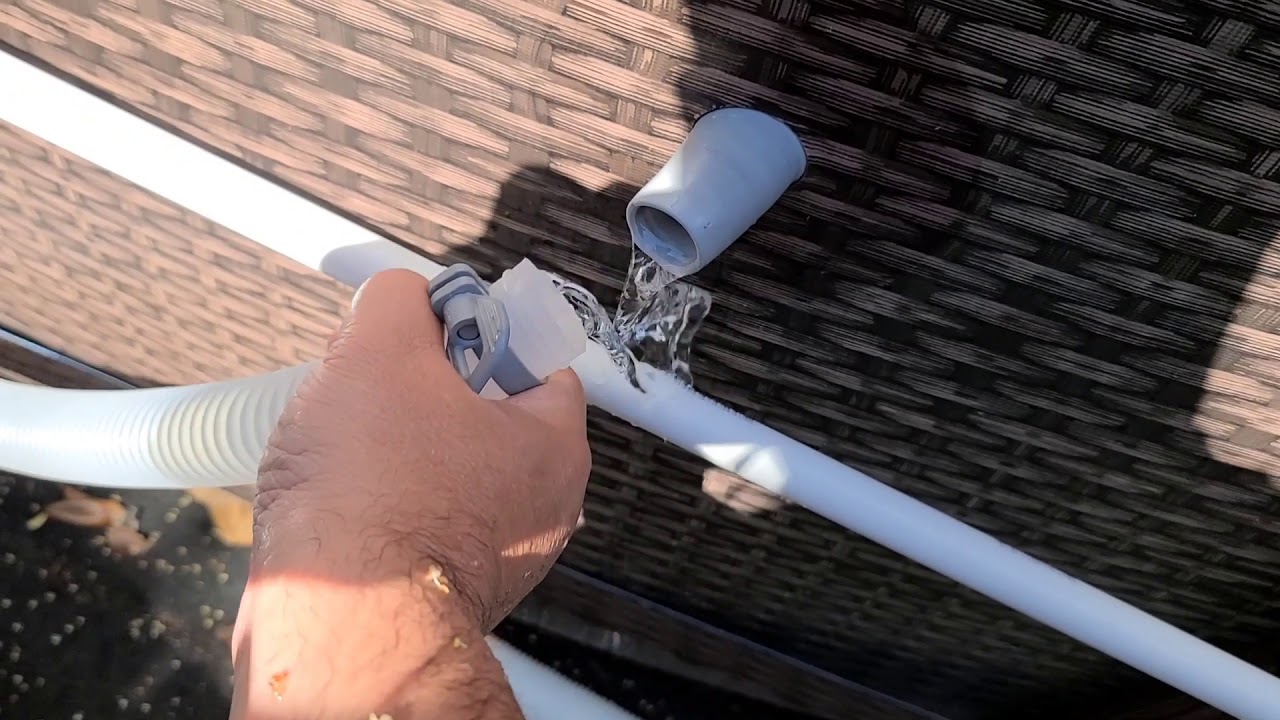 Converting a Bestway Above Ground Pool to Intex 1.5 inch Hoses Using Type B Adapters