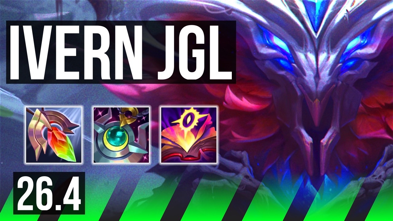 IVERN vs FIZZ (JGL) | Good KDA: 2/1/19 | EUW Master | 26.4