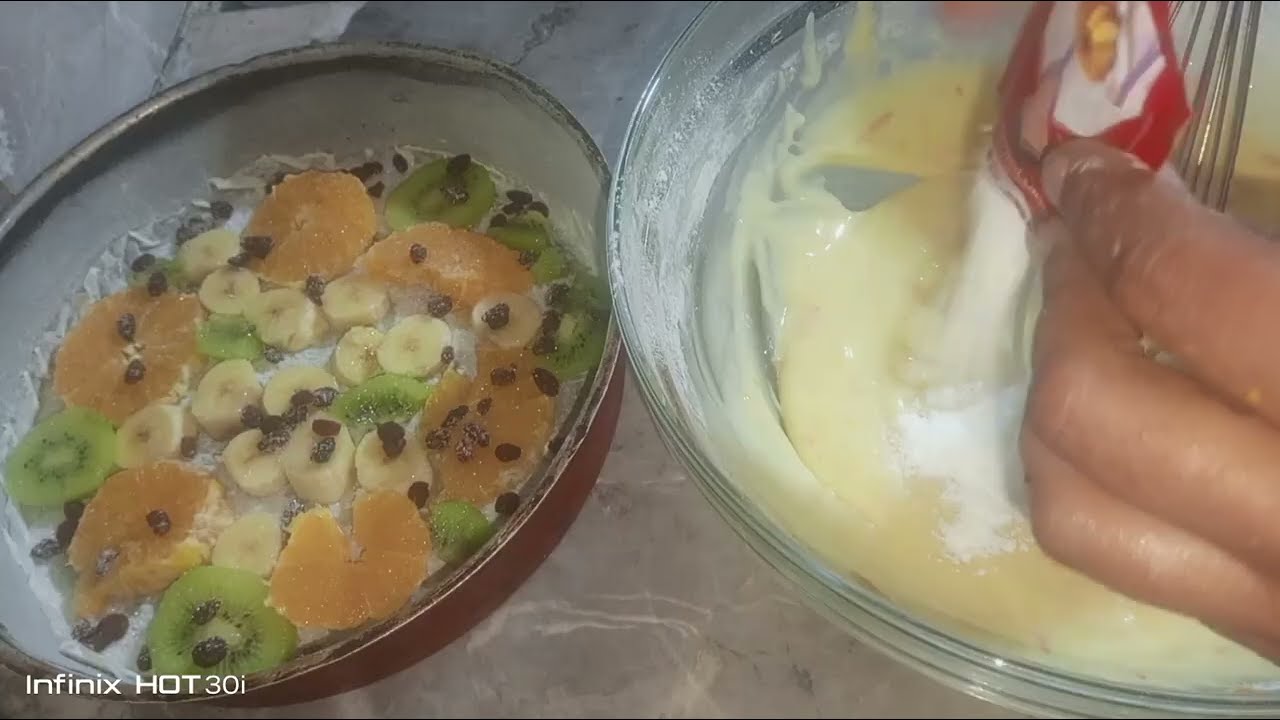 كيكه 💯🍊💯 فيتامين سي رائعه بالكيوي والبنان الليمون
