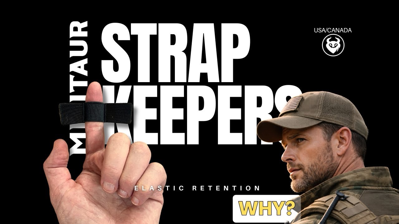 Why the Militaur Strap Keepers have elastic retention.