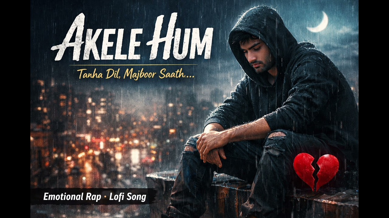 Akele Hum — Emotional Rap Lofi | Sad Hindi Rap Song | Heartbreak & Hustle