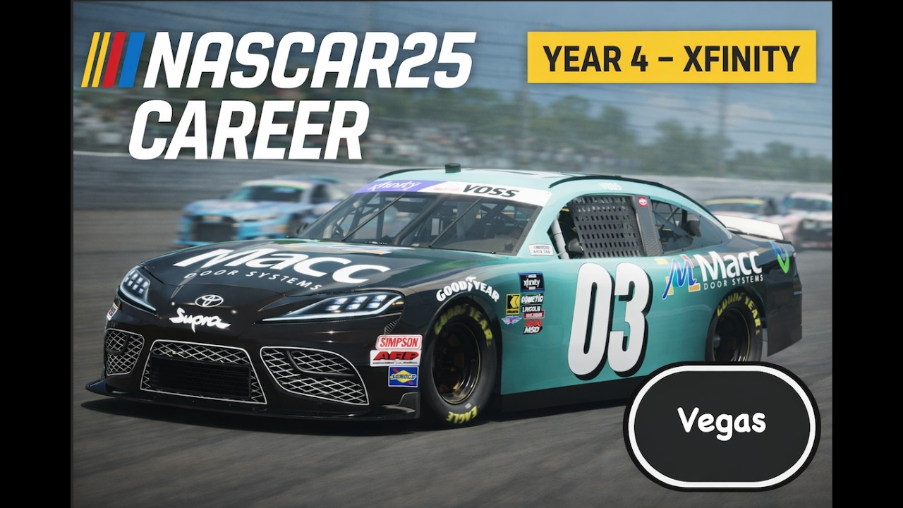 NASCAR25 Career - Vegas (Ep. 35, Year 4)
