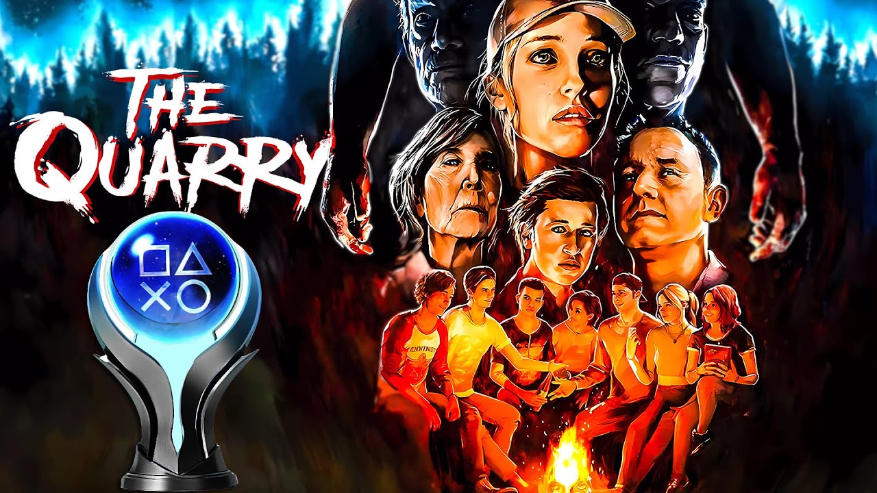 THE QUARRY - 100% Platinum Walkthrough No Commentary (PS5)