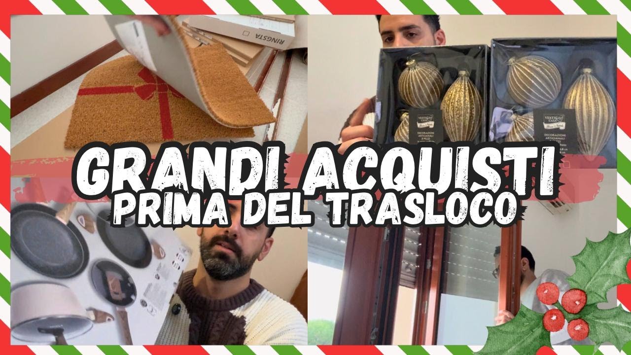 Vlogmas 1 | INIZIANO I VLOGMAS 🎄 GRANDI ACQUISTI PRIMA DEL TRASLOCO