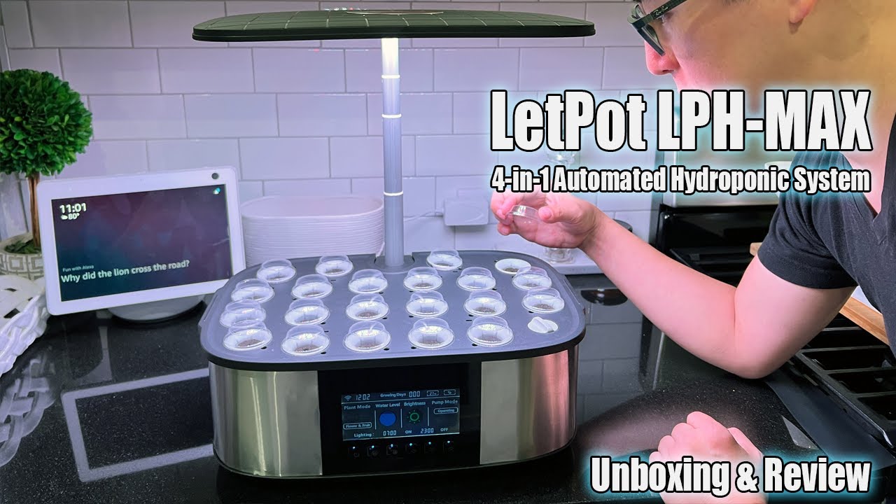 Новая автоматизированная гидропонная система LetPot LPH-Max | Предварительный обзор