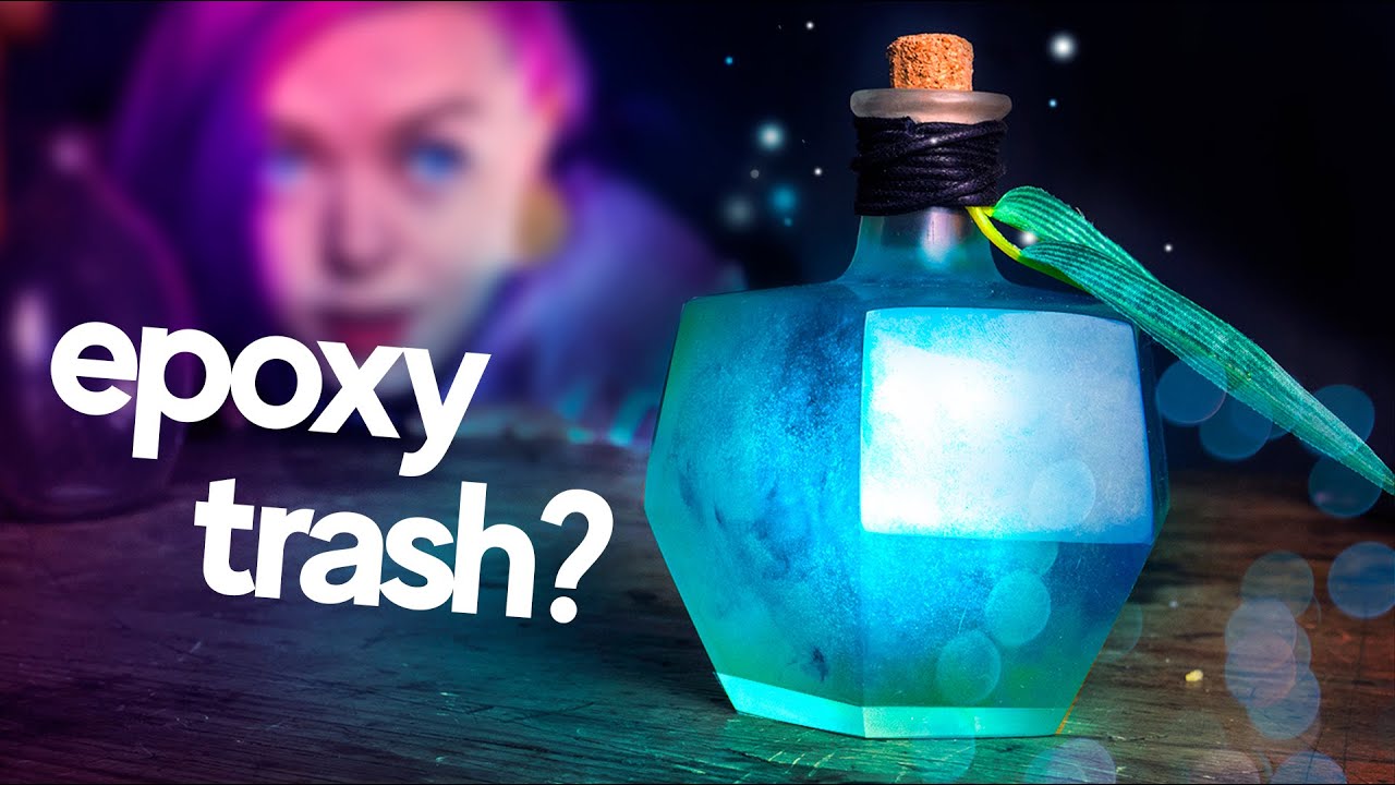 DIY Fantasy POTION Made from Leftover Epoxy!