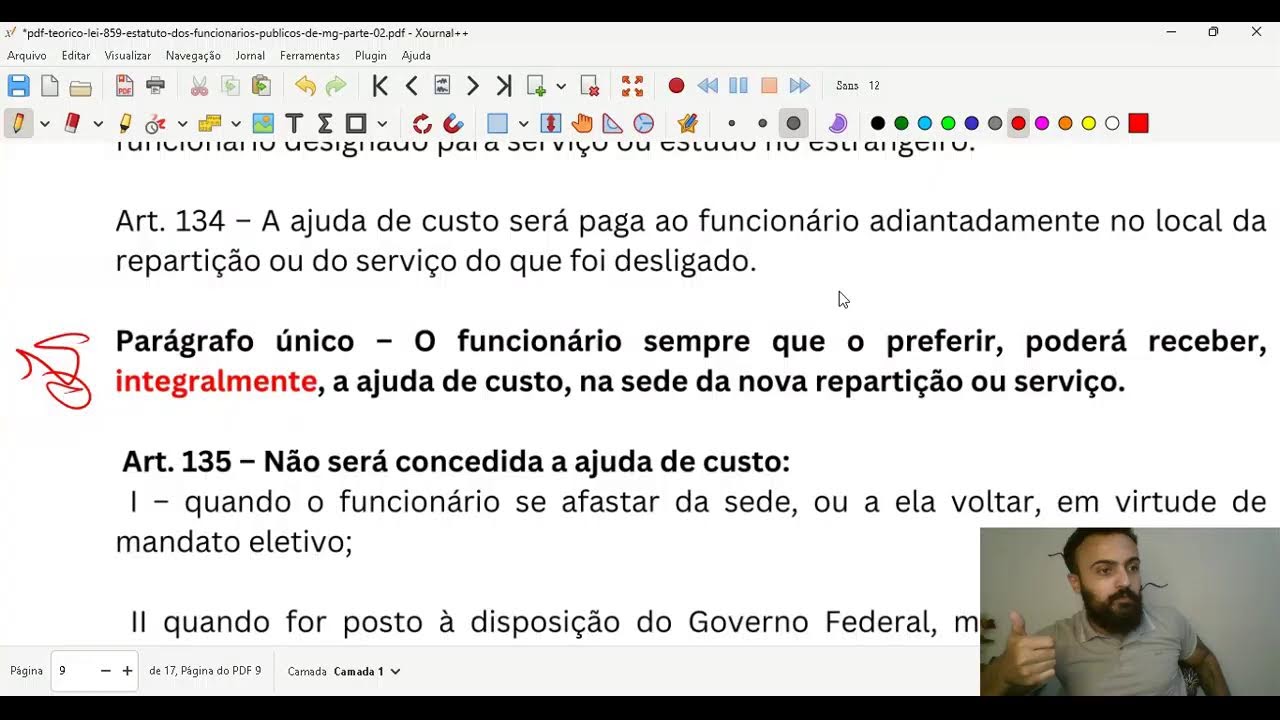 Aula 02  - Lei 869/52 - Estatuto dos funcionários públicos civis  #técnicoassistente#pcmg