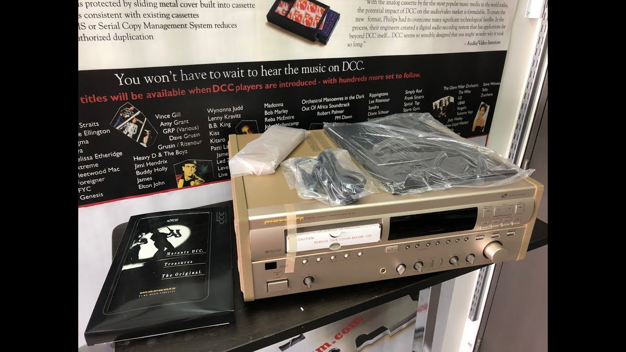 Unboxing The Marantz DD92 Digital Compact Cassette