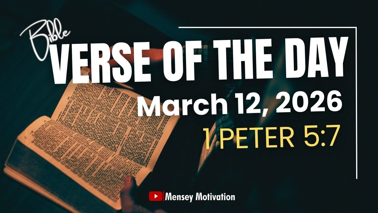 Verse of The Day |1 Peter 5:7 ESV | March 12, 2026