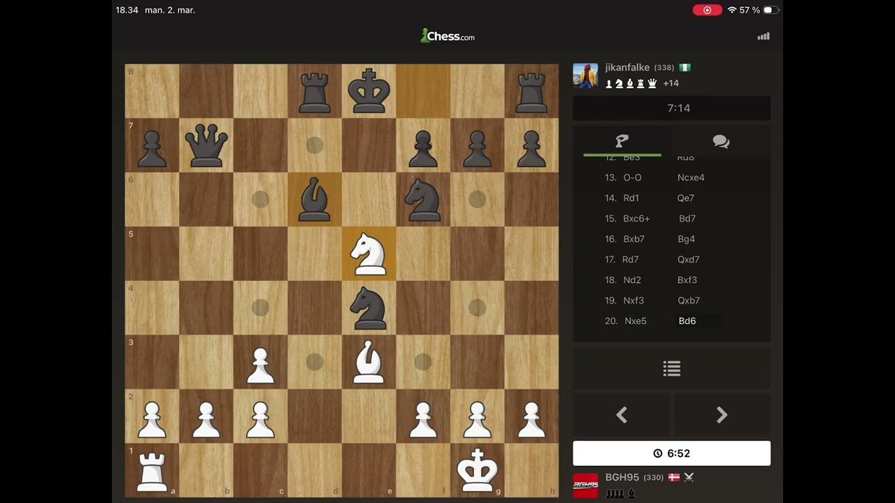 My Chess Games on 02/03/2026