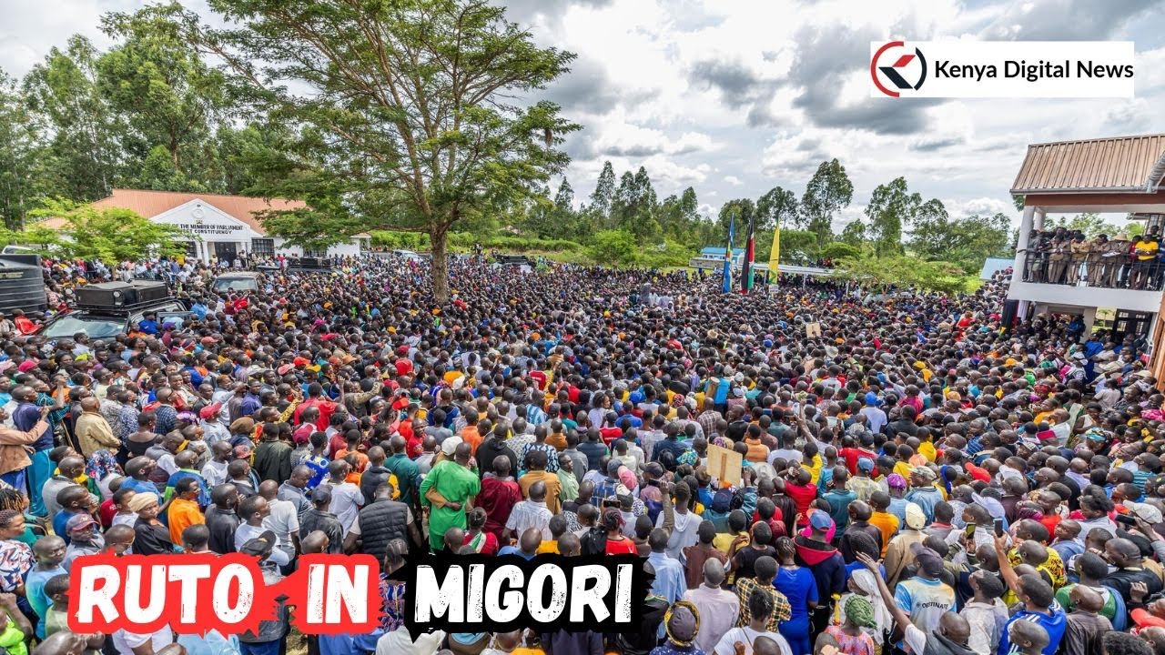 RUTO! RUTO! Raila Allies & President Ruto Hold a Charged Roadside Rally in Suna West Migori!