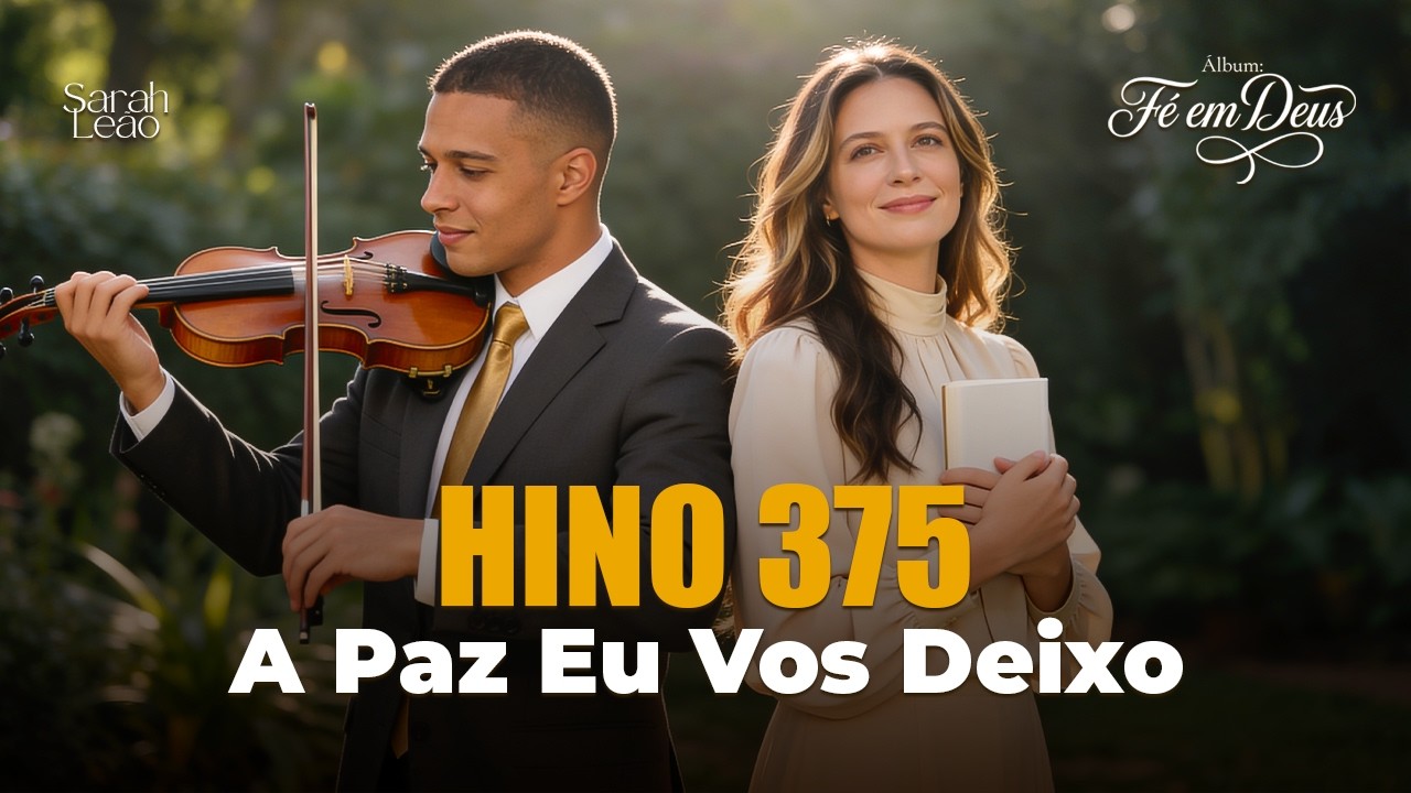 Hino 375 - A Paz Eu Vos Deixo | Hino CCB Cantado | Receba a Paz de Deus