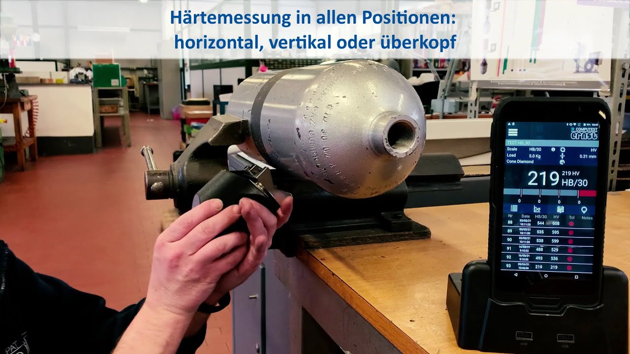 Mobiles Härteprüfgerät e-computest