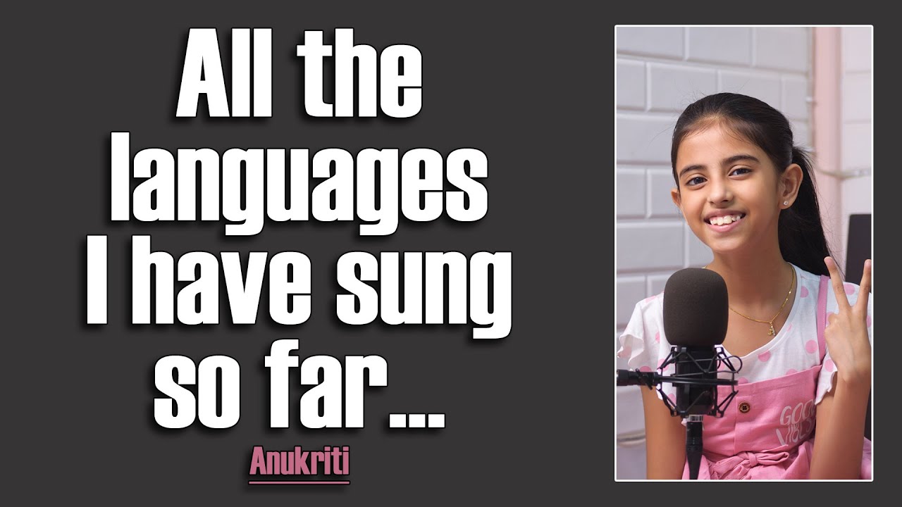 Все языки, на которых я пел до сих пор… @anukriti #coversongs #languageskills #worldwide