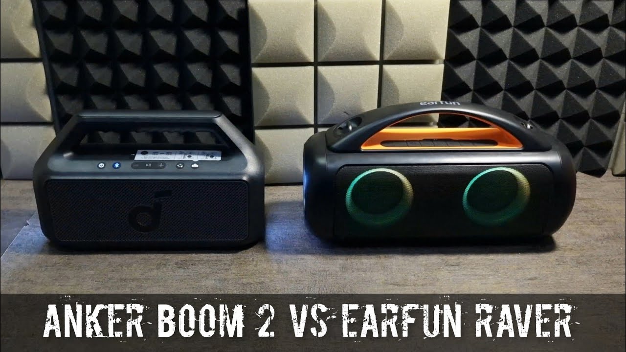 Earfun Uboom Raver VS Anker Soundcore Boom 2 🔥🔥🔥 #speaker #bass #tws #anker #earfun #soundcore