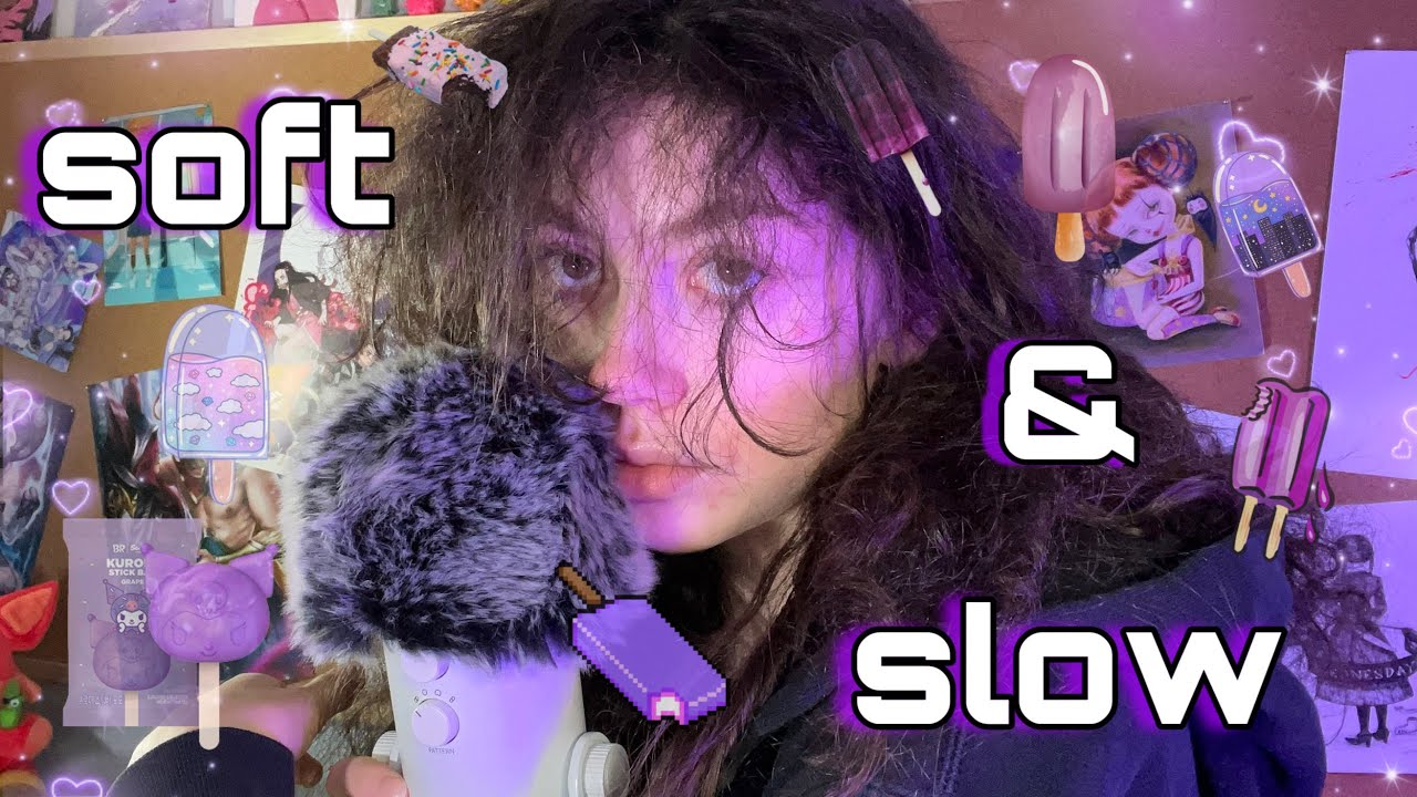 asmr | soft & slow whispering to you | natural mouth sounds and pauses