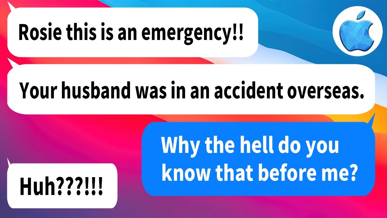 【Apple】My husband left me in hospital all alone and went on a trip overseas. One day my lil siste...