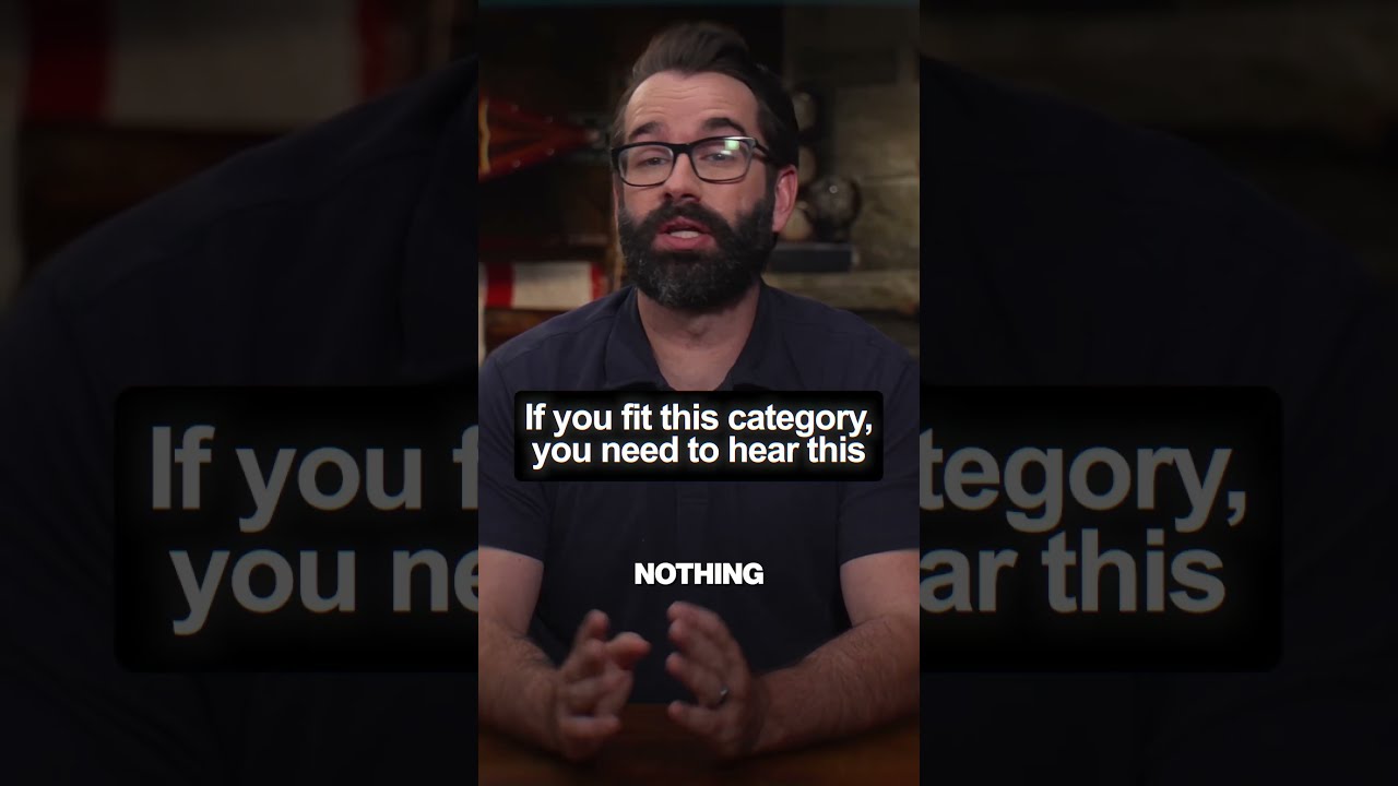 If you fit this category, you need to hear this
