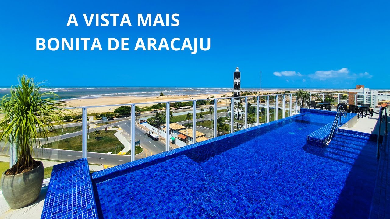 GRAND SMART, 2 Quartos, LESTE - Frente Mar, Piscina na Cobertura e a VISTA mais Bonita de #aracaju