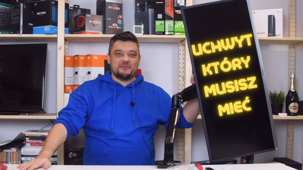 Uchwyt nie tylko na duży monitor. Obrotowy, ergonomiczny. North Bayou NB F100A