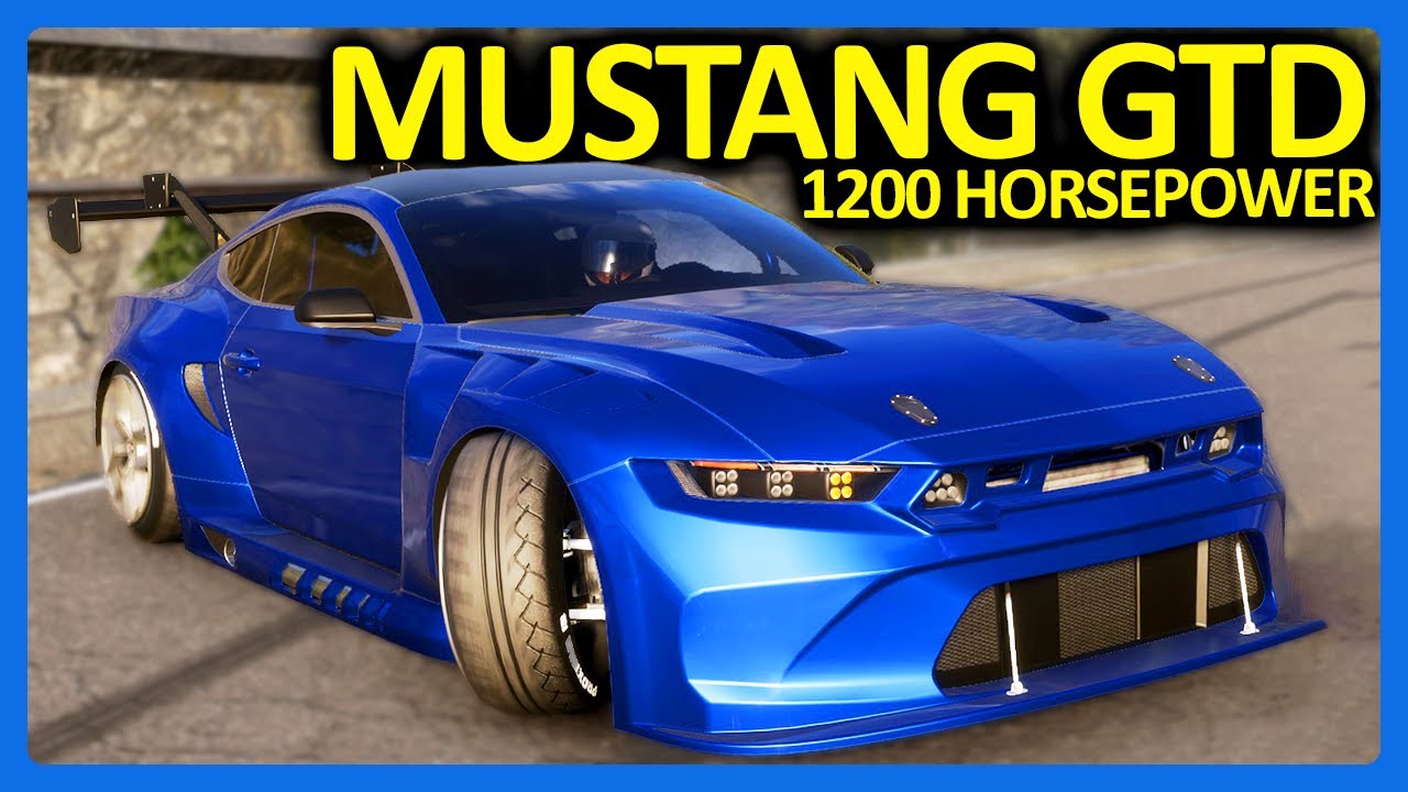 I Built a 1200 Horsepower Ford Mustang GTD in CarX Drift