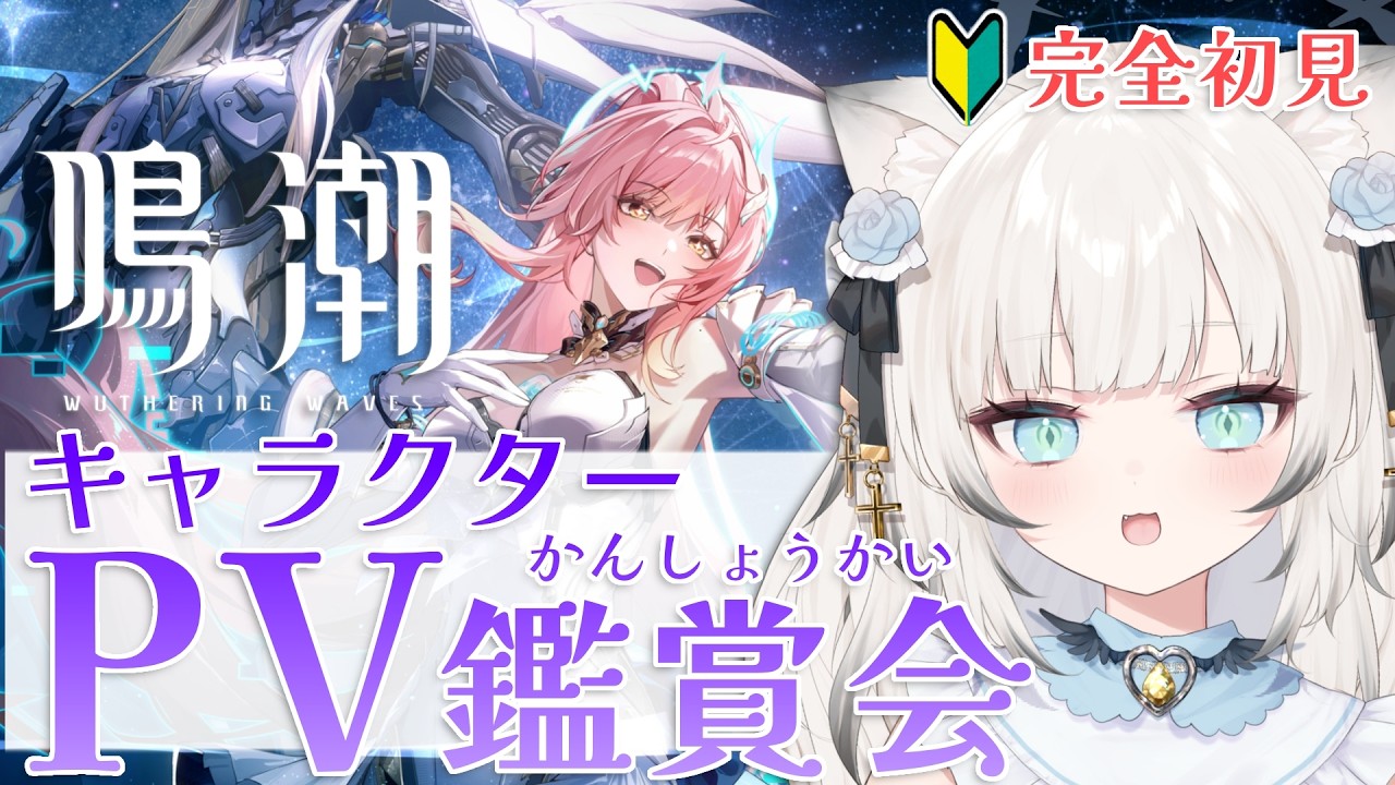 【 #鳴潮 】完全初見🔰キャラクターPV鑑賞会│初見の反応を見届けてほしい・・！【 #wutheringwaves 】