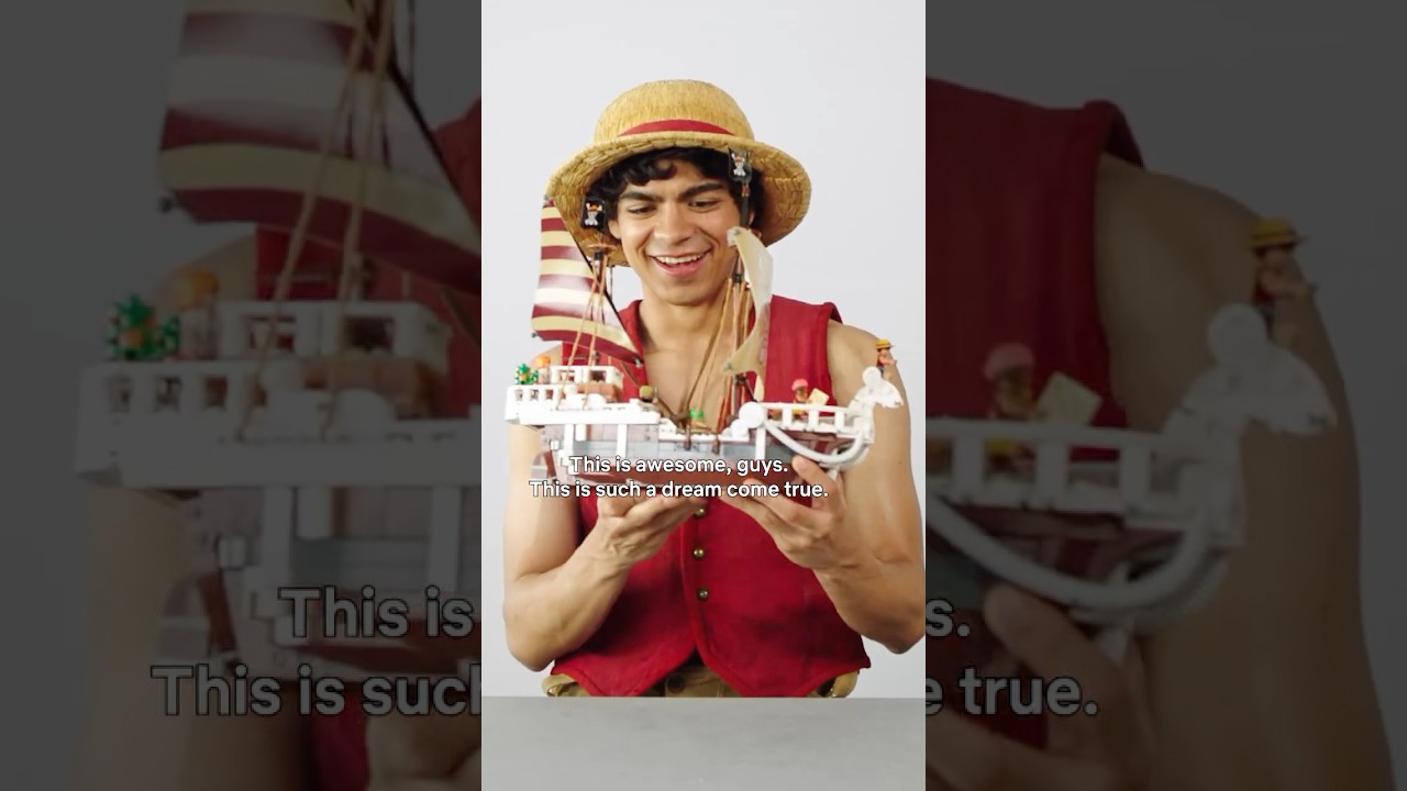 Иньяки Годой, он же Луффи, открывает наборы Lego One Piece, вдохновленные сериалом Netflix!