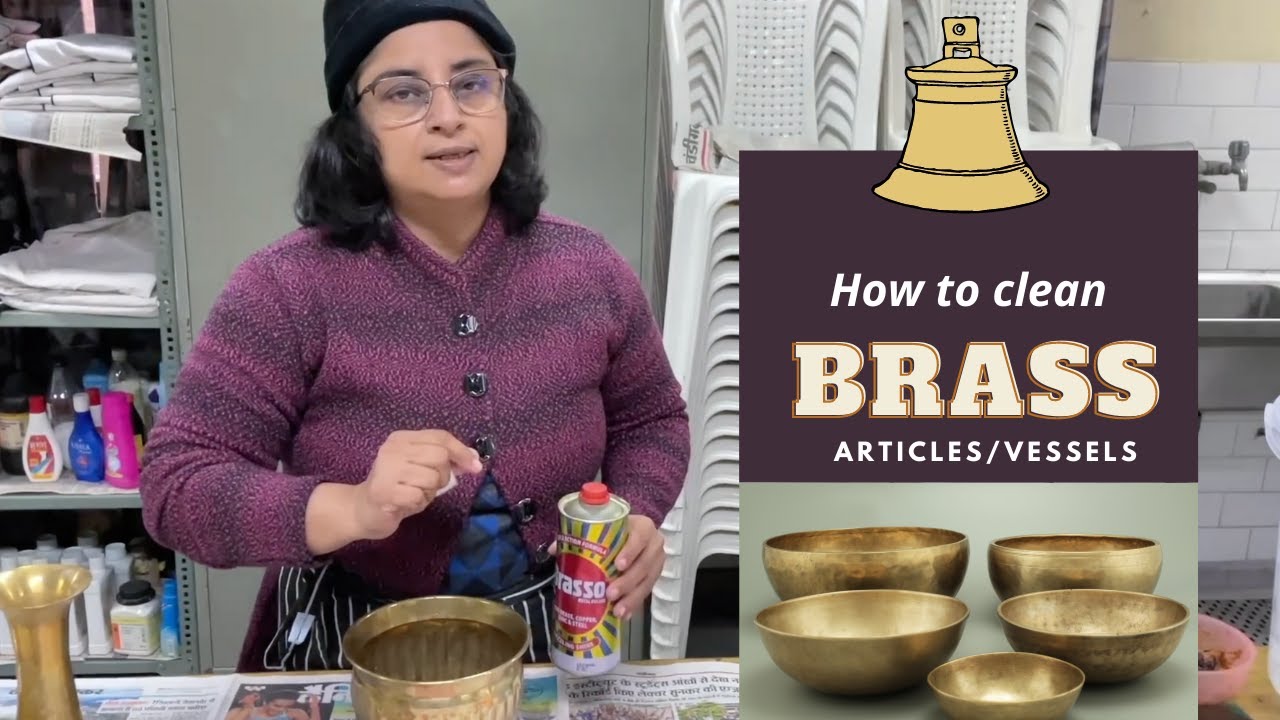 How to clean Brass Articles in Hotel and at Home/cleaning brass vessels/easy cleaning brass
