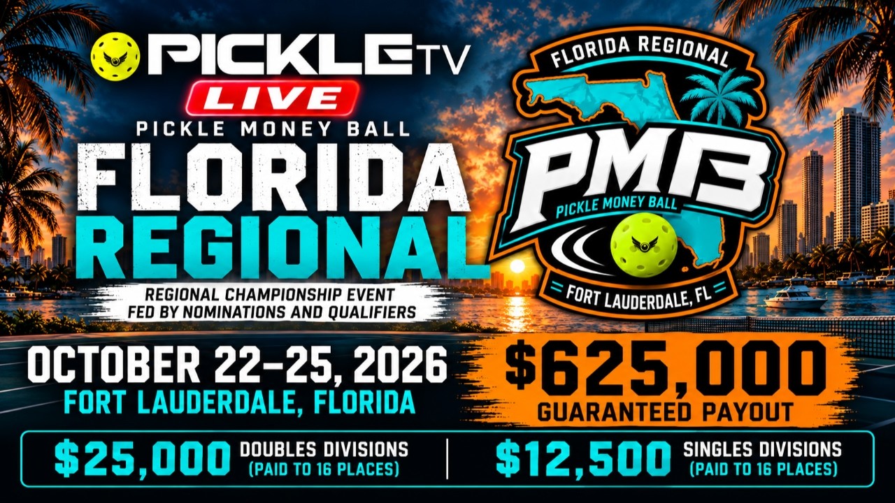 Pickle Money Ball Day 3 Florida Regional LIVE | $625,000 Guaranteed Payout