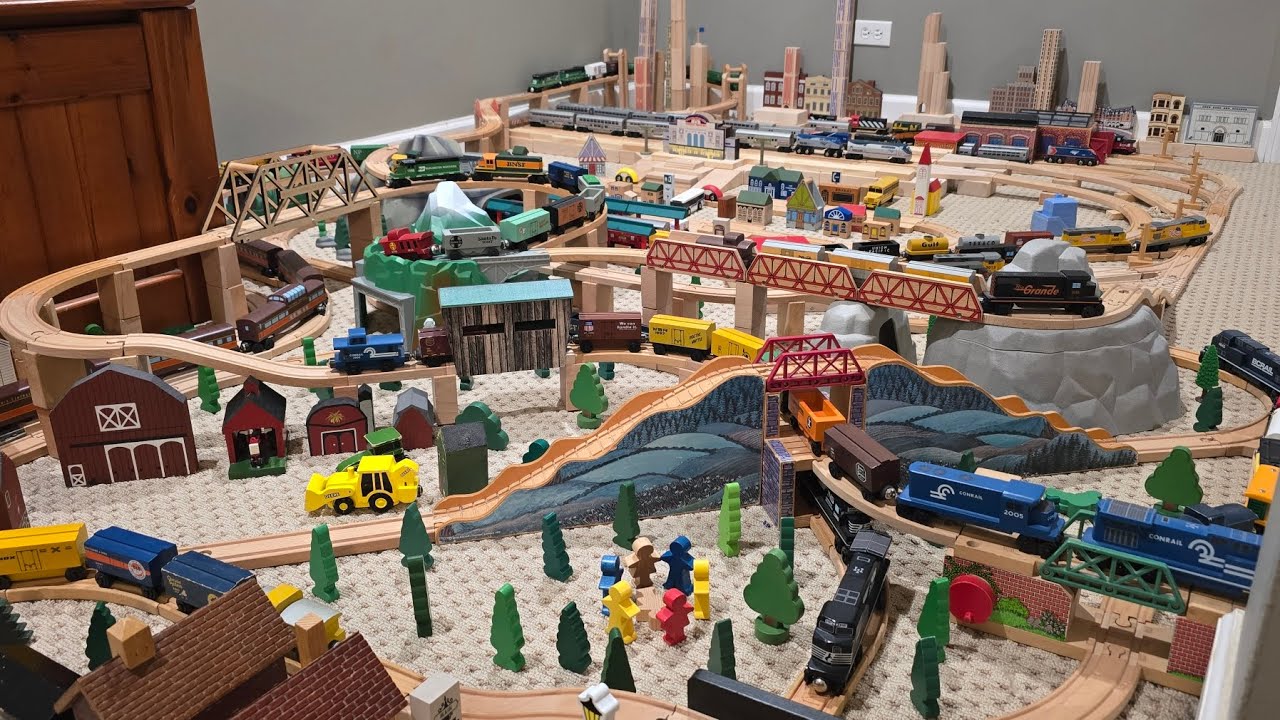 USAWoodenRailway's 4th Wooden Train Layout