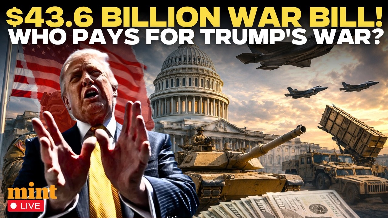 US Iran War LIVE: Trump&rsquo;s Iran War Drains U.S. Missiles | $43.6 Billion Cost Revealed | Mojtaba News