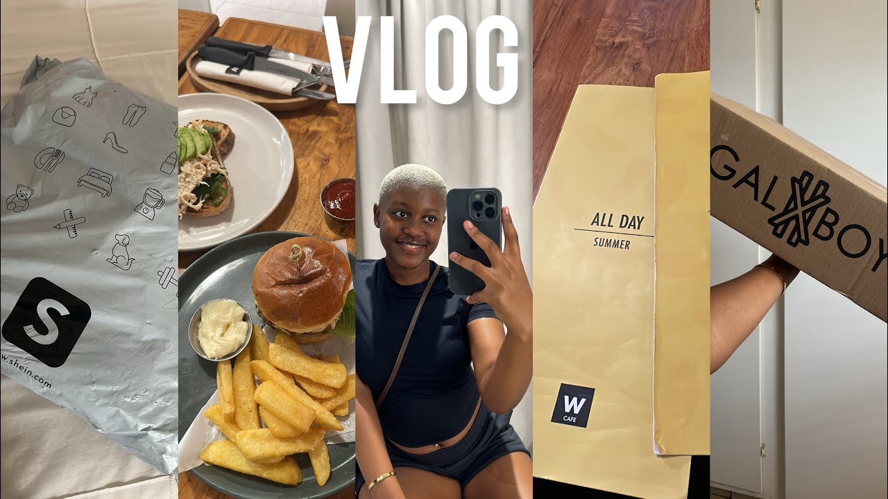 Vlog:shein try on haul,lunch at woolies cafe,Galxboy unboxing running errands and life in between 