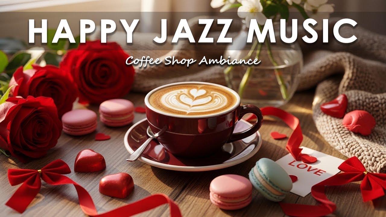 Happy Jazz Music - Coffee Shop Ambiance & Relaxing Bossa Nova Piano for Positive Energy