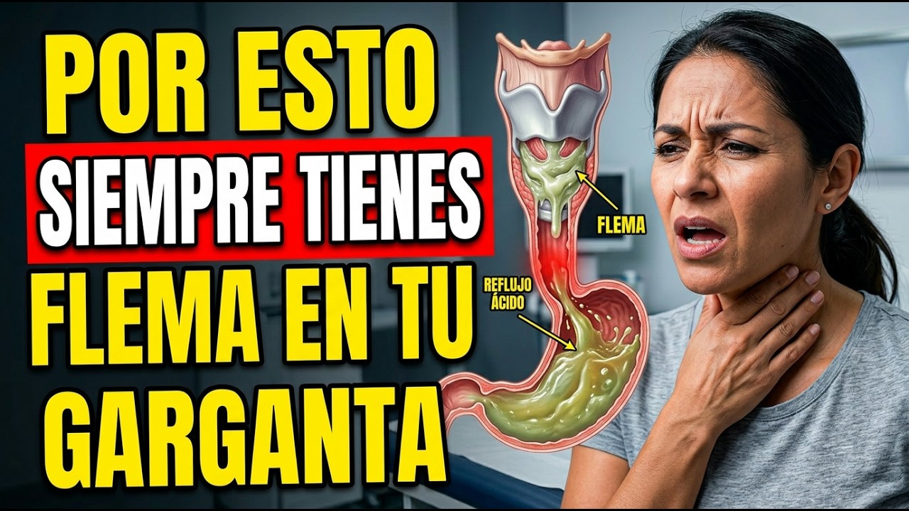 ¿Por qué TENGO FLEMA en la GARGANTA TODO el TIEMPO? La Respuesta
