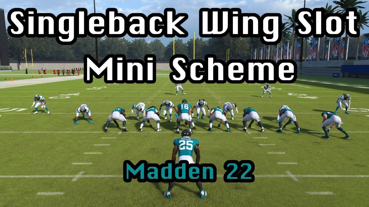 *DECEPTIVE* Singleback Wing Slot Mini Scheme | Madden 22 Tips & Tricks