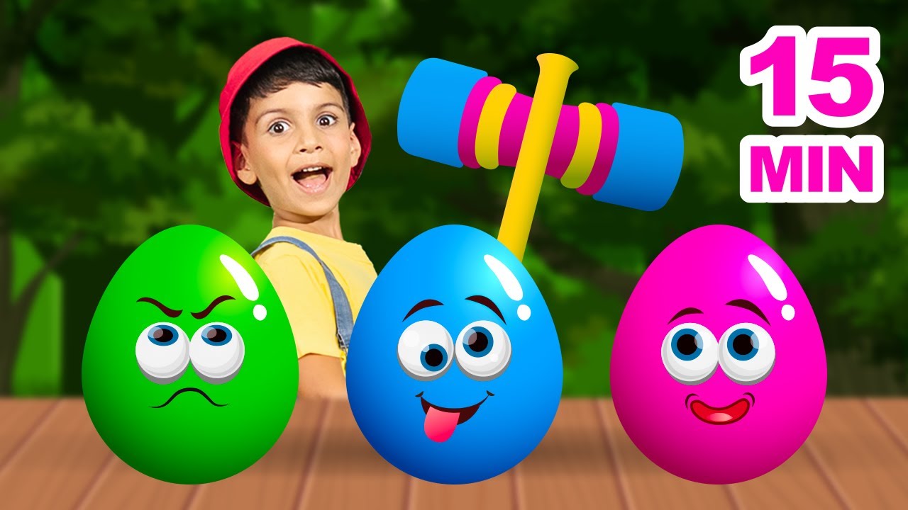 Сюрприз Яйца Фрукты + Сборник детских песен | BabyBillion | Детские стишки