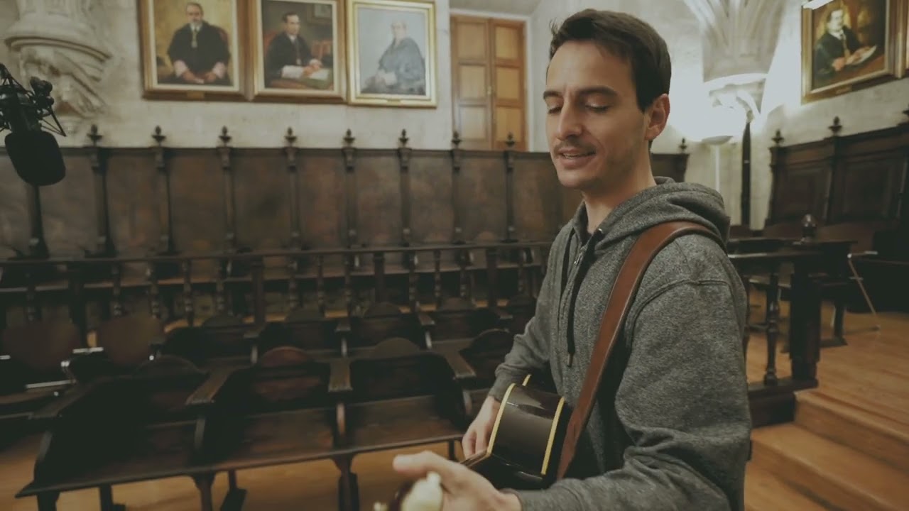 David Ruiz (La M.O.D.A) 'La Molinera' en Aula Triste de la Universidad de Valladolid.